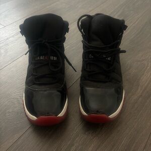 Kids Black and Red Sneakers